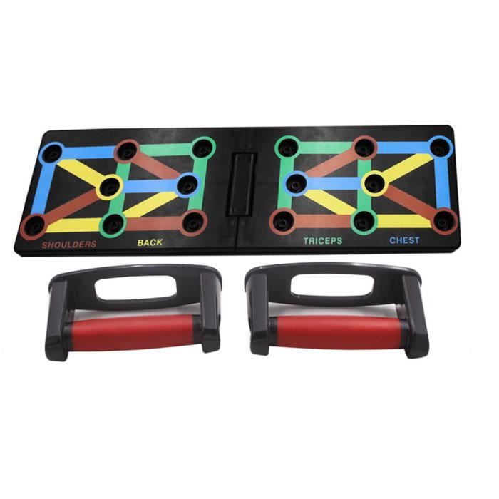 Poignées de Traction Push up Sport Fitness Appareil de Musculation Push Up Bars Stands Support Exercice à Domicile