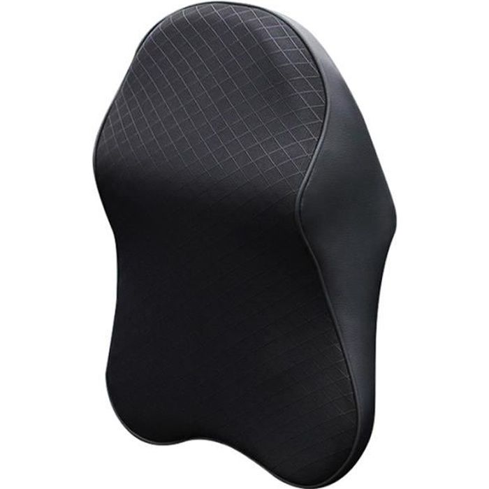 Oreillers de Cou Coussin Appui-tête Voiture Repose-Tête Cervical pour la tête reposent Soutien de Cou Coussin de Voitures - NOIR - S