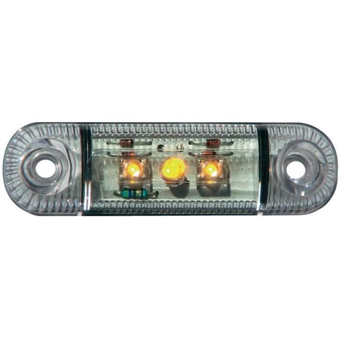 Petit feu latéral LED orange 12/24 V SecoRüt