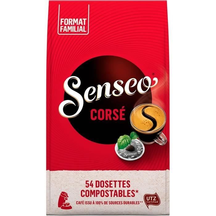 LOT DE 12 - SENSEO : Dosettes de café corsé 54 dosettes