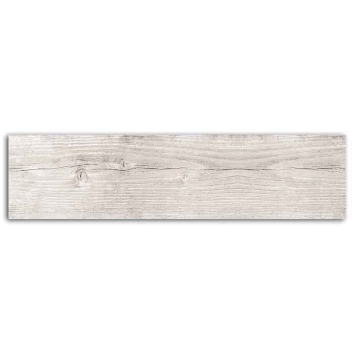 TOGA Rouleau de Masking Tape Imitation Bois - Blanc grisé - 10 m
