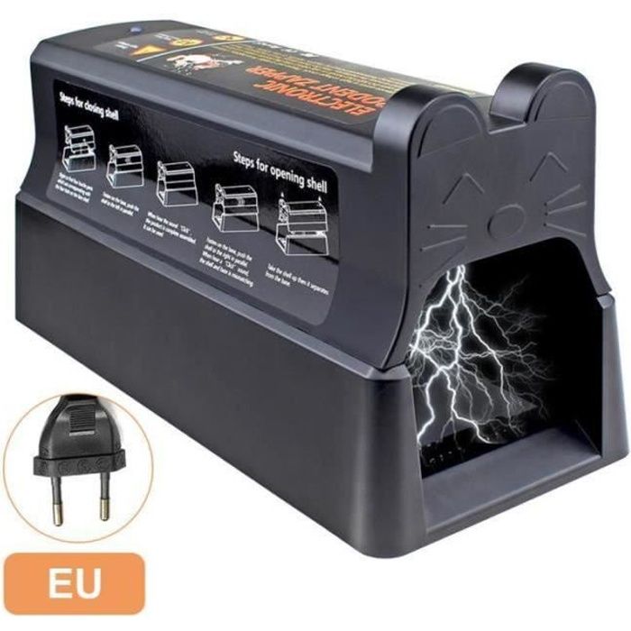 JSF37479-7000V piège à rongeurs électronique Zapper, piège à Rat Rat Tueur piège sans Poison pour Rats écureuils Souris Gros ronge