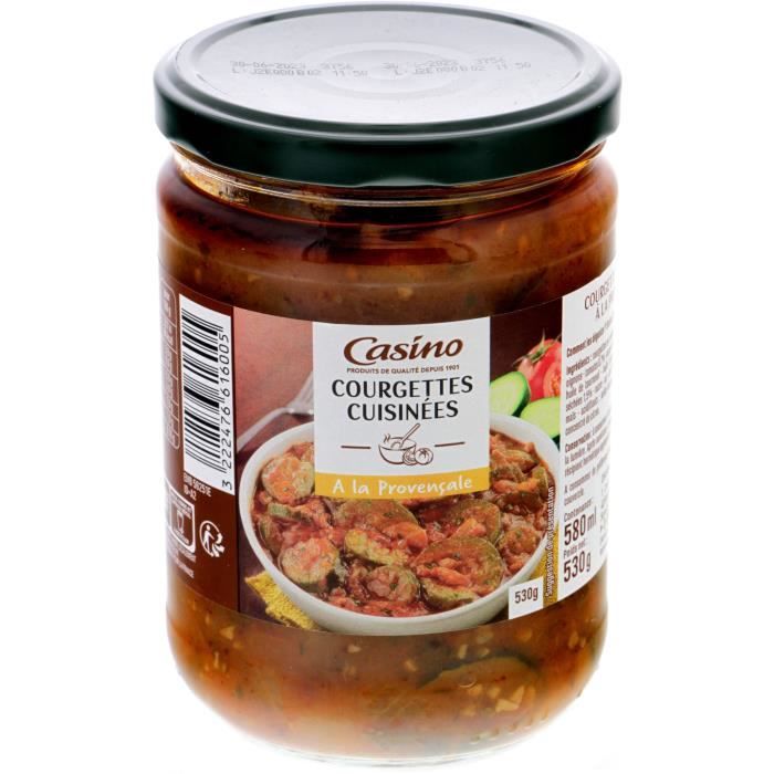 GENERALE DE CONSERVE (COMPAGNIE) Courgette cuisinée - 530 g