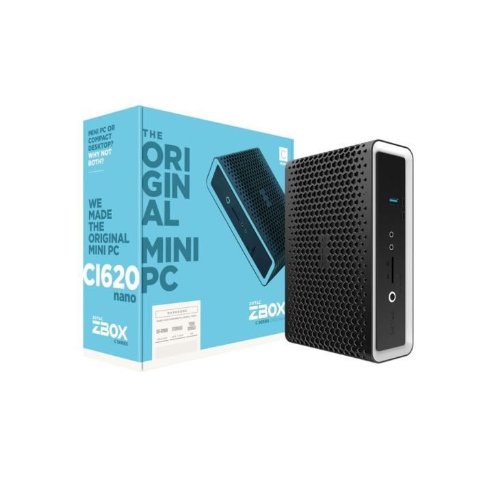 Zotac ZBOX CI620 nano 2,2 GHz i3-8130U SFF Noir