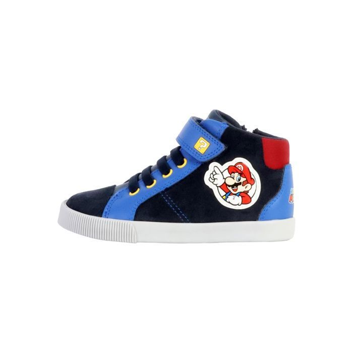 Geox Baskets bébé garçon - Geox - Kilwi - Bleu marine - Fermeture scratch - Semelle respirante