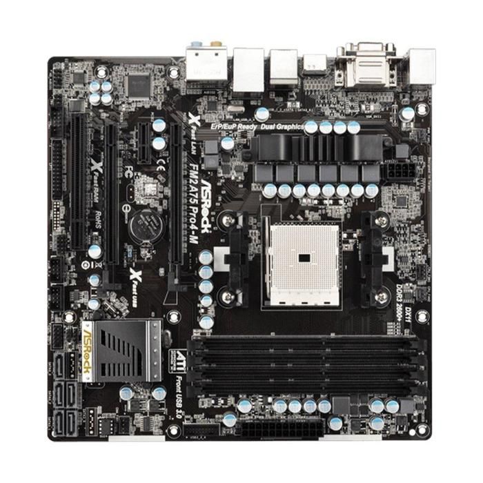 Carte mère ASRock FM2A75 Pro4-M AMD A75 Socket FM2+ 4xDDR3 64GB Micro ATX - Asrock
