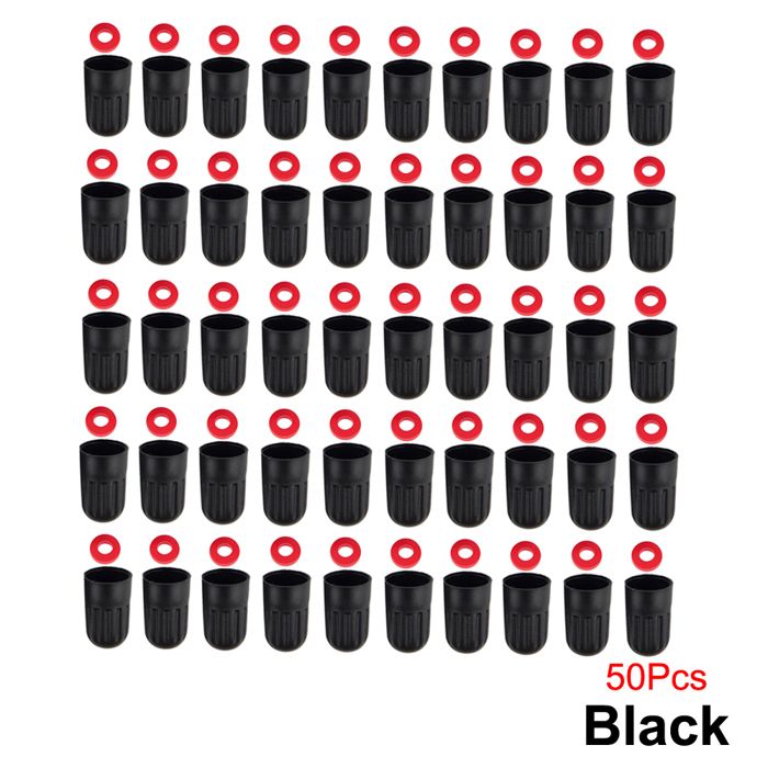 Lot De 6 Embouts De Valve Vélo – Type Américain (Schrader), Protection Poussière