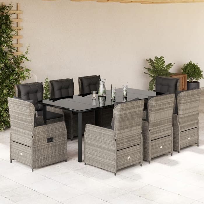 vidaXL Ensemble à manger de jardin 11 pcs - vue 10