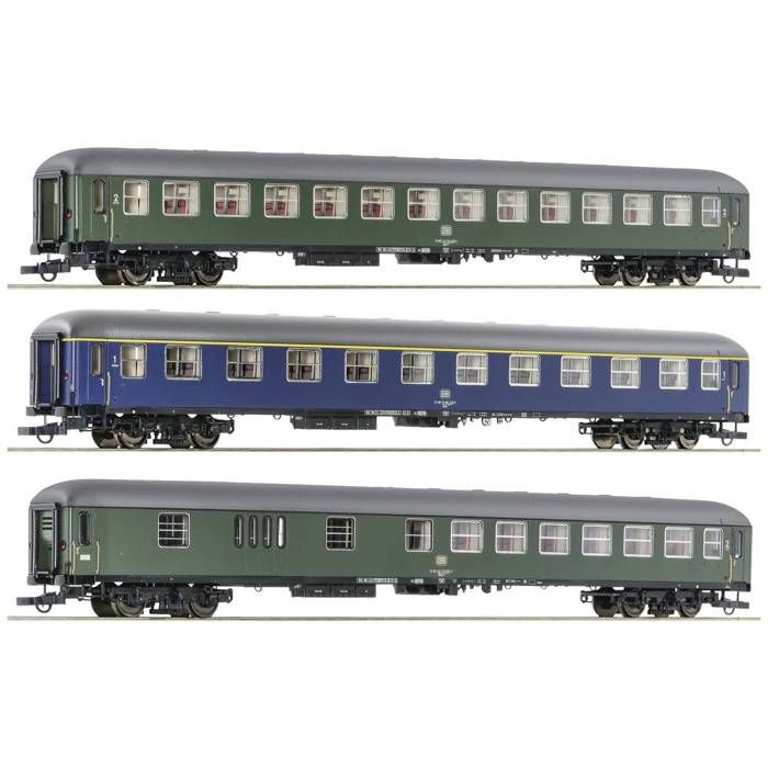 Piko 94508 Set de 2 voitures Corail, 2ème classe et fourgon B11u/B6