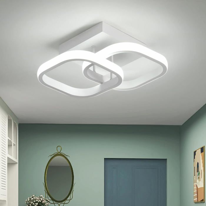 Plafonnier LED Navaris 22W Moderne - Pour Salon Ou Chambre D'enfant, Blanc, Neuf Sous Emballage