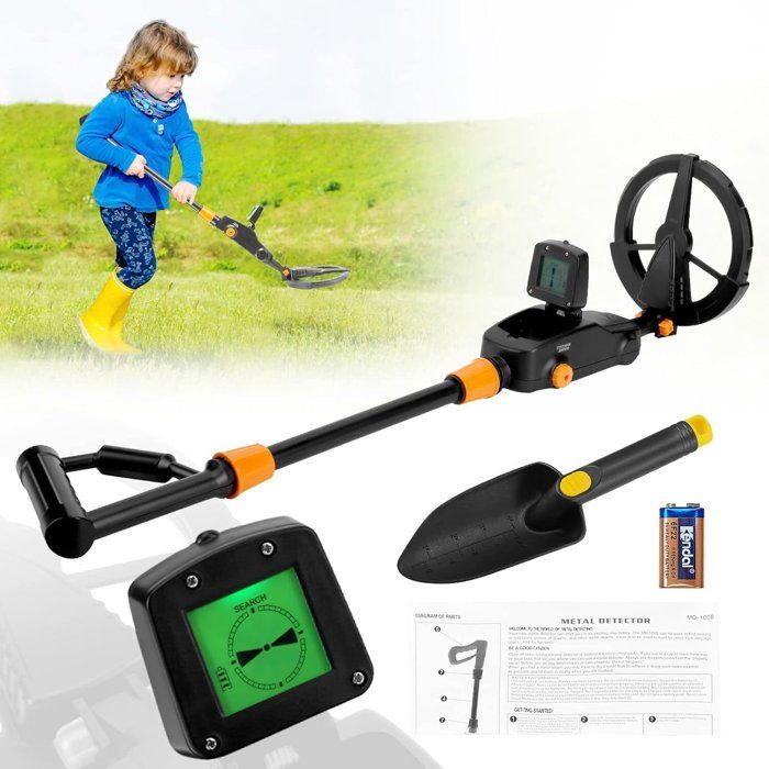 Detecteur de Metaux Enfants, Légers Détecteur de Métaux avec écran LCD