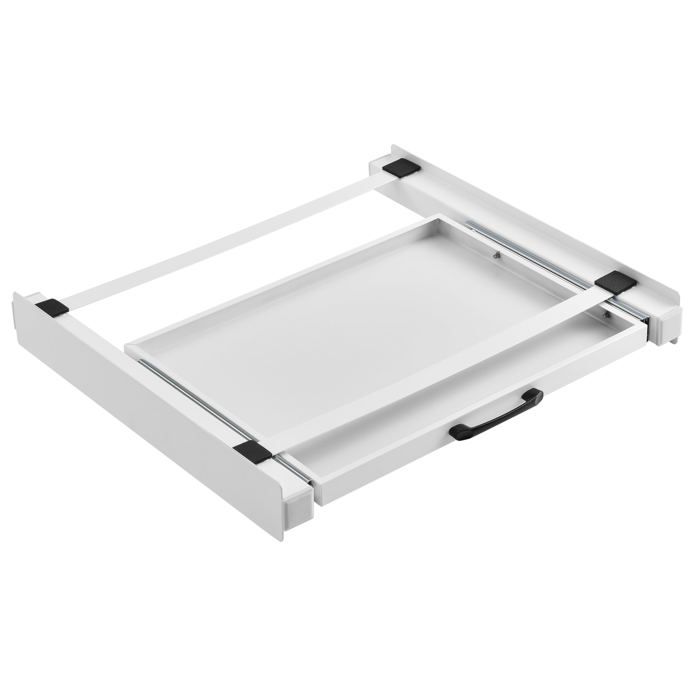 Kit de superposition - HELLOSHOP26 - Universel - Tablette coulissante - Blanc - 60 cm - Helloshop26