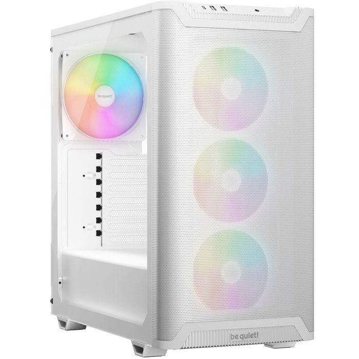 Boîtier PC - BE QUIET! Pure Base 501 LX White - ARGB - 4 ventilateurs Light Wings LX - Airflow - Watercooling 360 mm