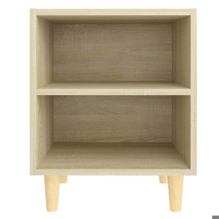 Brun Armoire de chevet Moderne - NGM - Table de nuit(1 pc) - avec pieds en bois Chêne sonoma 40x30x50cm 304793