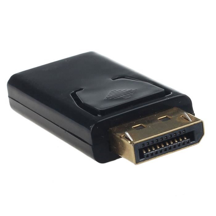 Adaptateur DisplayPort Mâle Vers HDMI Femelle - Connexion Simple Pour Moniteur Ou TV