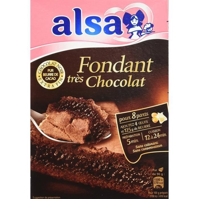 Alsa Preparation Pour Gateau Fondant Chocolat 360 G Cdiscount Au Quotidien Alsa Preparation Pour Gateau Fondant Chocolat 360 G Cdiscount Au Quotidien