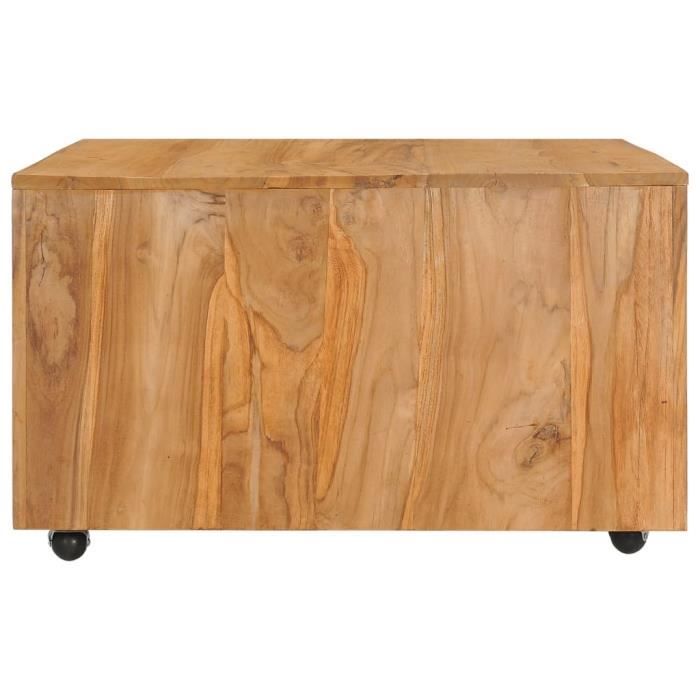 Table basse exterieur bois de teck, carrée 80cm Table basse exterieur bois de teck, carrée 80cm