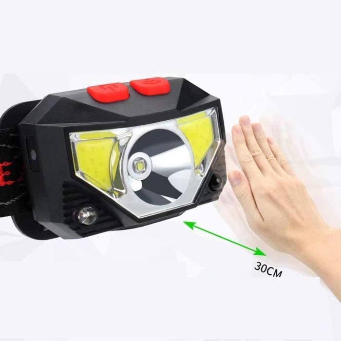 Lampe Frontale Olight Perun 2 mini – 1100 Lumens – Lumière rouge 40 lumens rechargeable, câble USB magnétique MCC1
