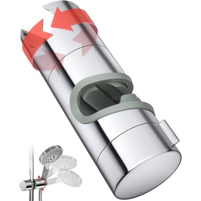 Support Réglable Pour Barre De Douche - Universel, ABS, Multicolore