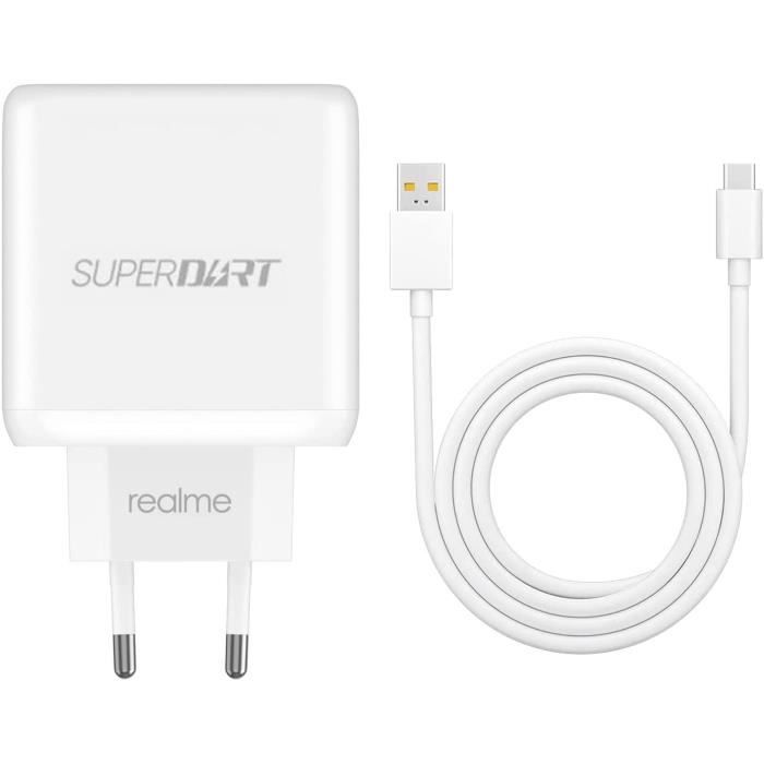 Chargeur pour Oppo VOOC Charge Realme Superdart 65W Chargeur