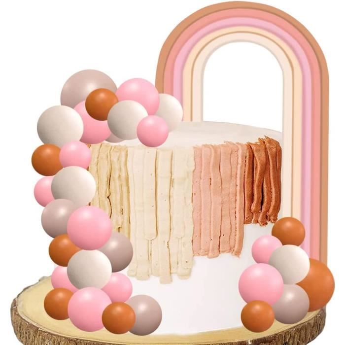 5 Boules Or de décoration gâteau