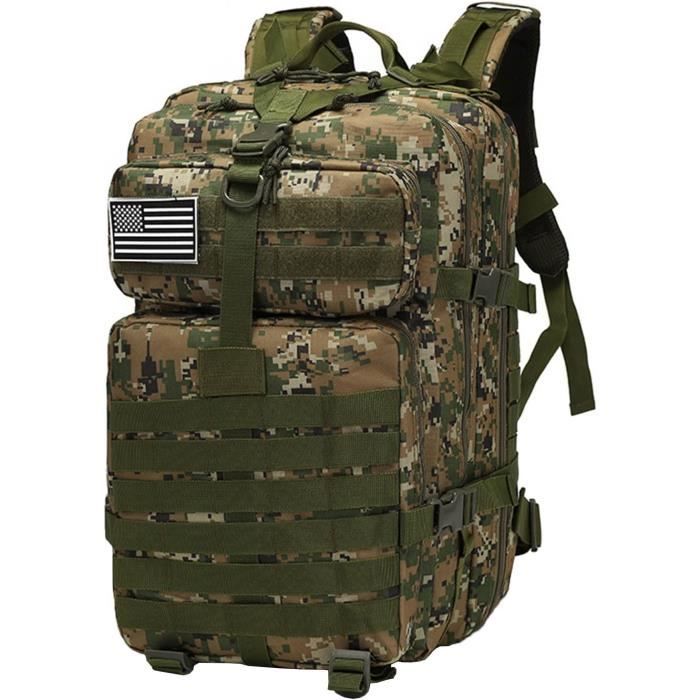 Sac à Dos Militaire Autrichien 40L - Surplus, Dos Rembourré, Polyamide Olive