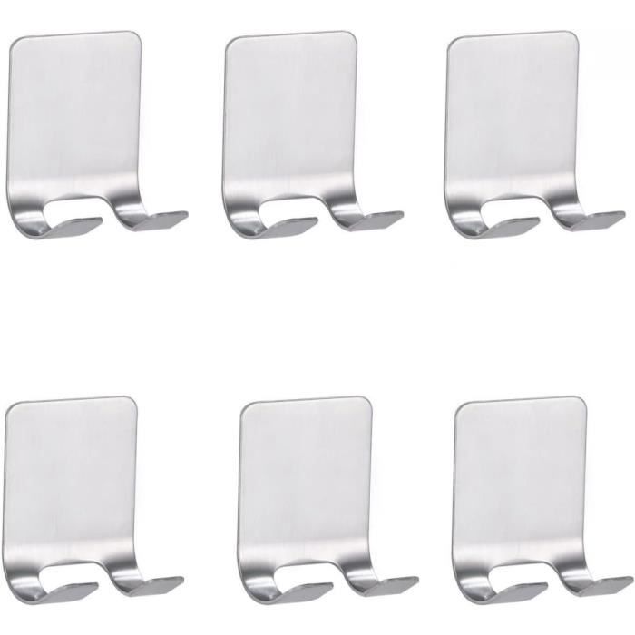 Ensemble De 5 Crochets Muraux Sans Perçage, Crochets Pour Torchons De