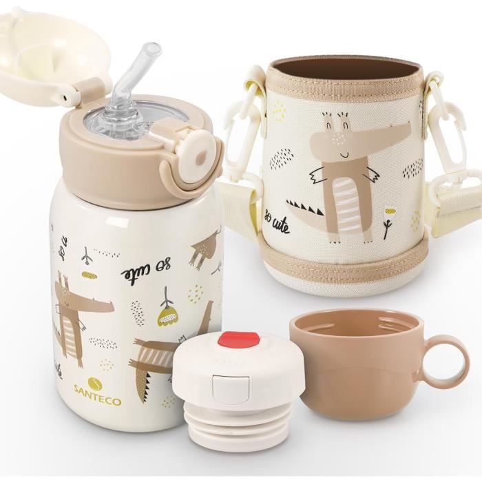 Gourde Enfant INOX - Bouteille Isotherme Enfant 350 ML - Gourdes Sans