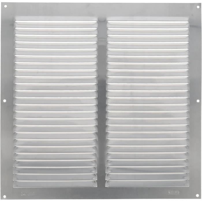 Lot De 2 Grilles D'aération En Aluminium Noir 80 X 8 X 1,2 Cm Pour Une Ventilation Idéale Pour Cuisine, Salle De Bain, Toilettes, Garage Et Salon