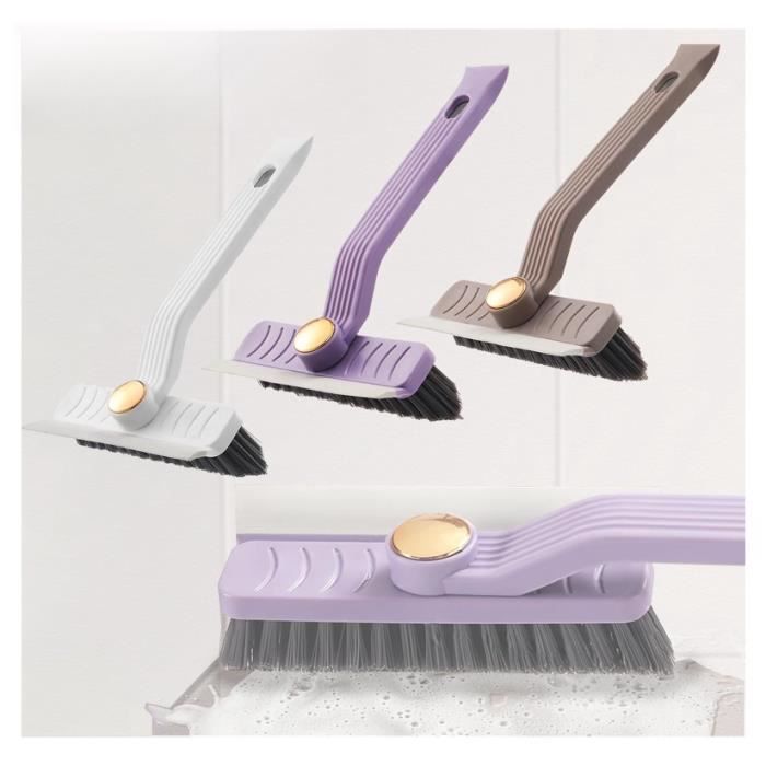 HENSHOW Brosse Rotative 360° Nettoyage Salle De Bain - Brosse Joint Carrelage Et Interstices Pour Fenêtres, Toilettes, Cuisine