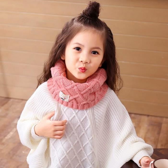 Tour De Cou Decore Losanges Cache Col Echarpe Tricot Chaud Hiver Automne Enfant Bebe Garcon Fille Pour 3 10 An Rose Rose Cdiscount Pret a Porter