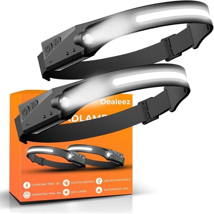 EverBrite 500Lumen Rechargeable Headlamp LED Headlight With 4 EverBrite 500Lumen Rechargeable Headlamp LED Headlight With 4