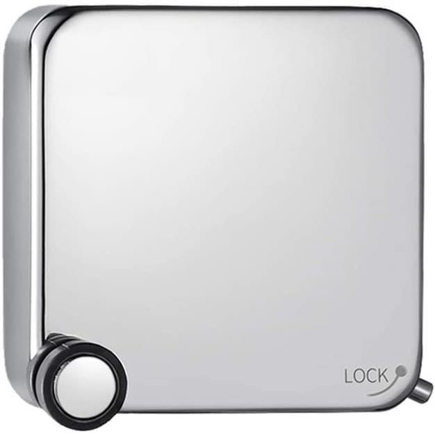 Corde à Linge Rétractable Murale 4,8 M - Acier Inoxydable 304 - Support 20 Kg - Pour Intérieur & Extérieur - Installation Adhésive Ou Vis