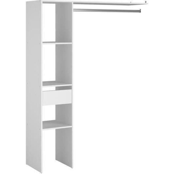 Dressing Avec Rideau 2 Colonnes Achat Vente Pas Cher