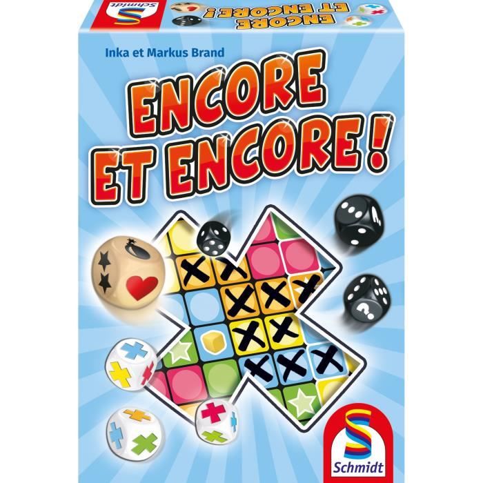 Jeu de Dés Schmidt Spiele 88270 – Encore et Encore, Roll & Write pour 1 à 6 Joueurs