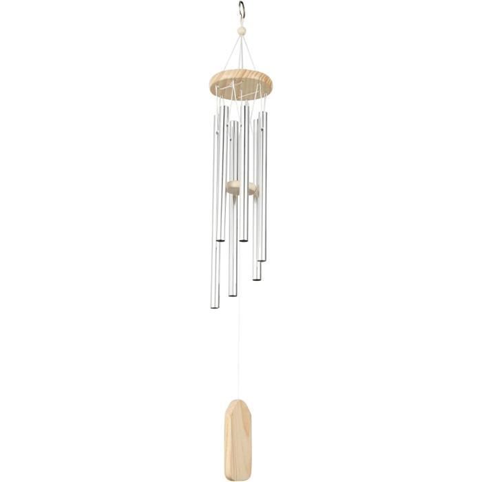 Carillon Éolien Cuivre Astarin - 3 Clochettes - Décoration Jardin Feng Shui - Pour Terrasse Et Extérieur