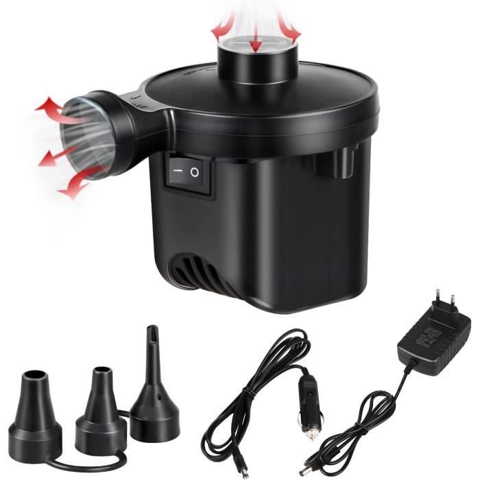 Froadp – Ventilateur Pour Château Gonflable 750W – 2100Pa – Prise UE – Jaune/orange – Avec Piquets