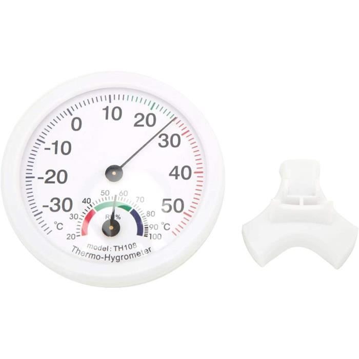 Thermomètre Extérieur Intérieur, Hygromètre De Thermomètre Mural De 3