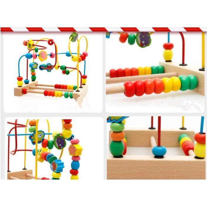 Perles Enfants 6 12 Mois Bebe Jouets Autour De Bijoux Garcon Bebe Fille Brique 0 1 2 Ans 3 Ans Achat Vente Jouet A Bascule Cdiscount