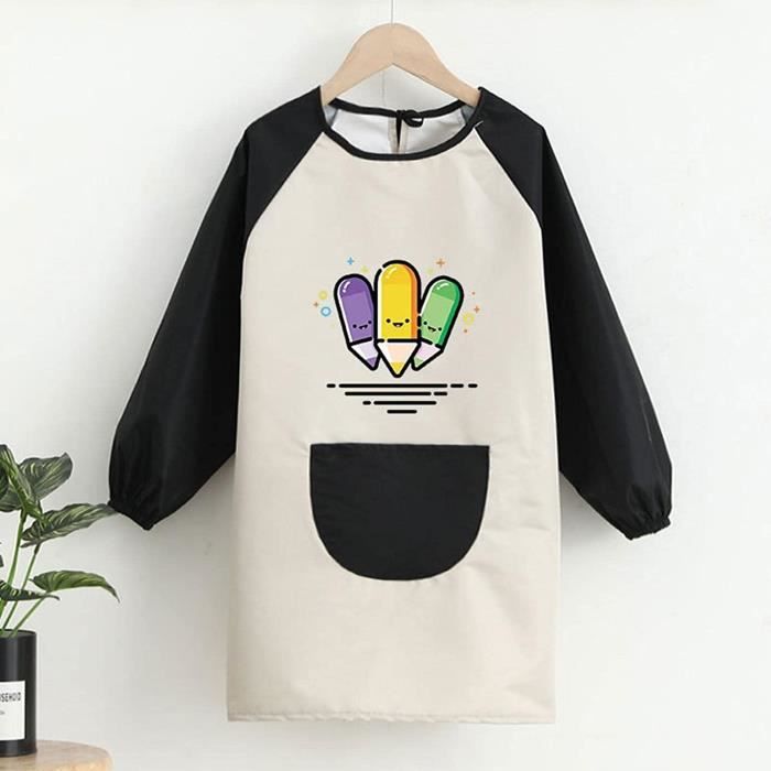 Blouse Imperméable Enfant Tablier De Peinture D'art Pour Enfants