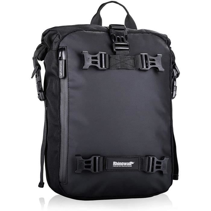 Sacoche De Selle Moto 10L Imperméable - Compatible Rebel, Kawasaki, Yamaha, Harley, Avec Porte-gobelet