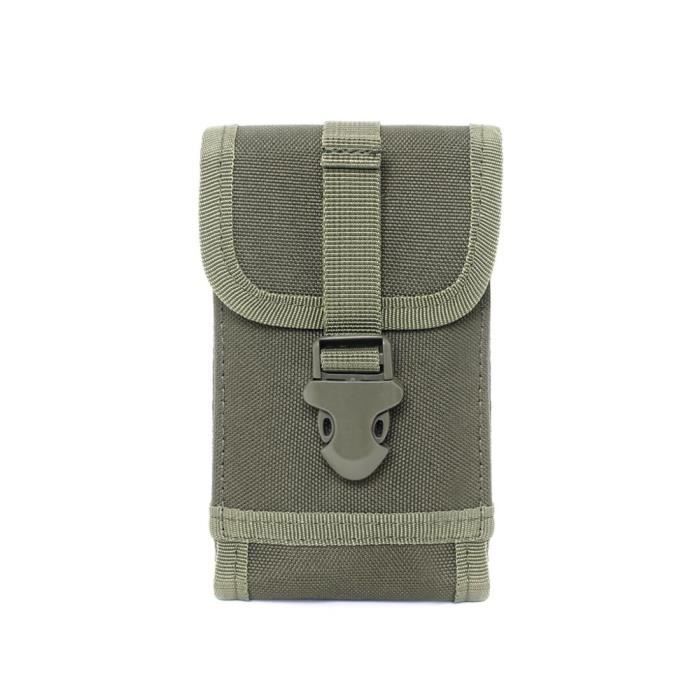 DONGKER Sac Tactique Ceinture 1000D - Pochette MOLLE EDC Etanche Pour Téléphone, Camping Et Chasse