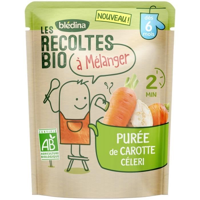 Bledina Les Recoltes Bio A Melanger Puree Carotte Celeri Achat Vente Legumes Cuisines Bledina Les Recoltes Bio A Melanger Puree Carotte Celeri Cdiscount Pret A Porter