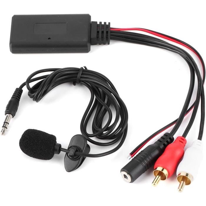 Adaptateur Bluetooth AUX Pour Autoradio Alpine/Pioneer - Avec Microphone Mains Libres - Connexion Facile