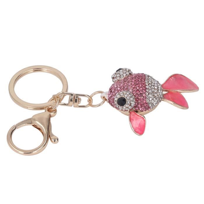 Cuque porte-clé poisson rouge Porte-clés poisson rouge pour femme ...