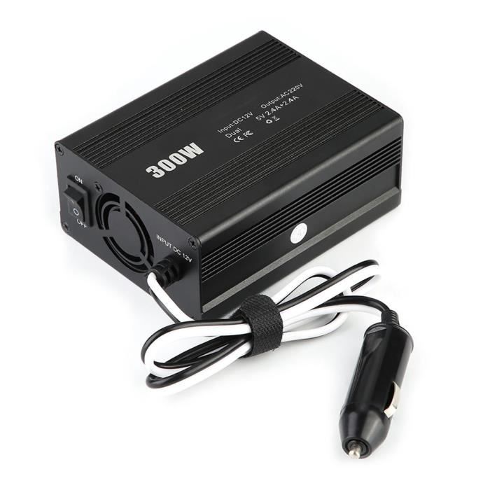 Convertisseur 12V à 220V Onduleur 6000W LCD 2 USB Noir - Cdiscount Auto