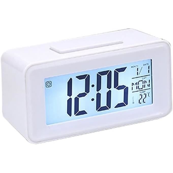 Horloge numérique Digitale de Table | reveil Radio-piloté | avec Affichage de température et Horloge numérique Digitale de Table | reveil Radio-piloté | avec Affichage de température et