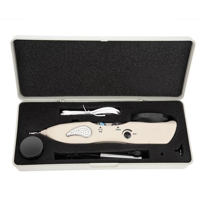 Stylo De Massage Acupuncture Numérique - Stimulateur Rechargeable, 18.3 Cm, Sans Fil - Neuf