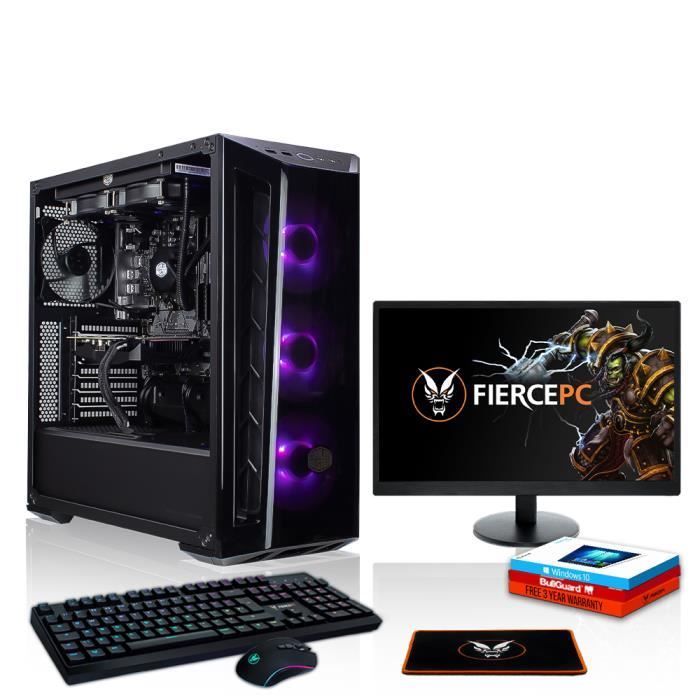 Fierce Possessor Pc Gamer De Bureau Intel Core I5 9600k 6x4 6ghz Cpu 16go Ram Rx 570 8go 512go M 2 Ssd 1137348 Prix Pas Cher Cdiscount