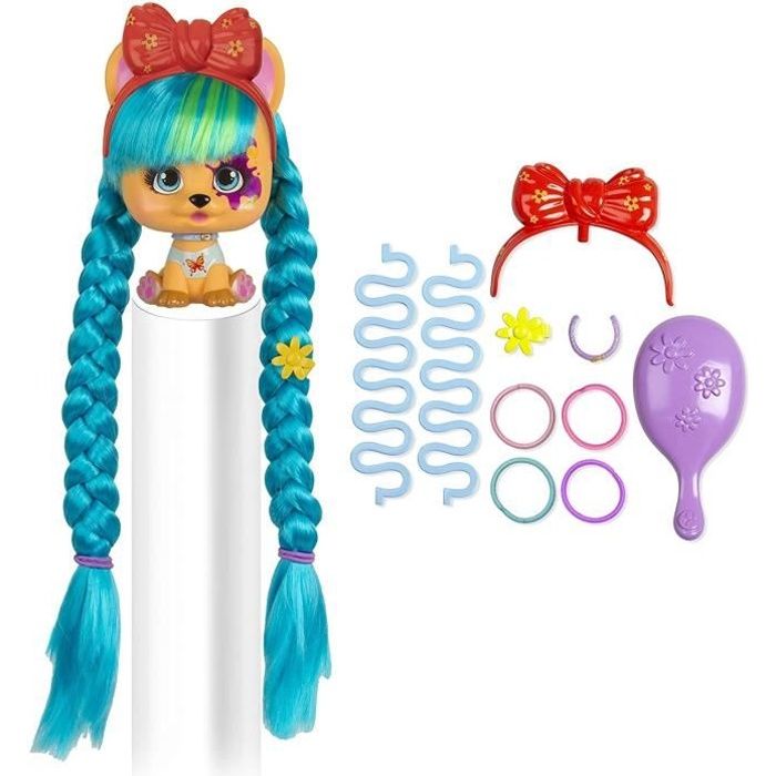 VIP Pets - IMC TOYS - Série 1 - Chiens à cheveux longs - Accessoires de coiffure